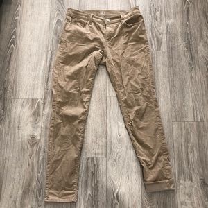 Loft Tan Corduroy Pants Size 8